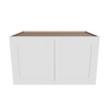 Modernform Cabinet White Shaker 36" W X 21" H X 24" D Double Door Wall Cabinet