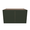 Modernform Cabinet Slim Sage Green 36" W X 21" H X 24" D Double Door Wall Cabinet
