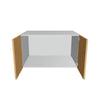 Modernform Cabinet Natural Oak 36" W X 21" H X 24" D Double Door Wall Cabinet