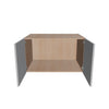 Modernform Cabinet Matte White 36" W X 21" H X 24" D Double Door Wall Cabinet