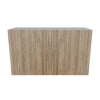 Modernform Cabinet Walnut 36" W X 21" H X 12" D Double Door Wall Cabinet