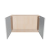 Modernform Cabinet Gloss White 36" W X 21" H X 12" D Double Door Wall Cabinet