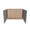 Modernform Cabinet Matte White 36" W X 21" H X 12" D Double Door Wall Cabinet
