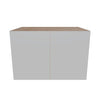Modernform Cabinet Matte White 36" W X 24" H X 24" D Double Door Wall Cabinet
