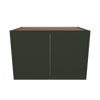 Modernform Cabinet Slim Sage Green 36" W X 24" H X 24" D Double Door Wall Cabinet