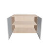 Modernform Cabinet Gloss White 36" W X 24" H X 24" D Double Door Wall Cabinet