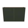 Modernform Cabinet Slim Sage Green 36" W X 24" H X 12" D Double Door Wall Cabinet