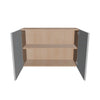 Modernform Cabinet Matte White 36" W X 24" H X 12" D Double Door Wall Cabinet