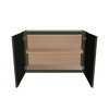 Modernform Cabinet Slim Sage Green 36" W X 24" H X 12" D Double Door Wall Cabinet