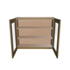 Modernform Cabinet Natural Shaker 36" W X 30" H X 12" D Double Glass Door Wall Cabinet