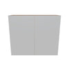 Modernform Cabinet Matte White 36" W X 30" H X 12" D Double Door Wall Cabinet