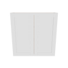 Modernform Cabinet White Shaker 36" W X 36" H X 12" D Double Door Wall Cabinet
