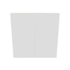 Modernform Cabinet Gloss White 36" W X 36" H X 12" D Double Door Wall Cabinet