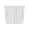 J&K White Shaker S8 Double Door Wall Cabinet - 36" W x 36" H