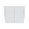 J&K White Shaker S8 Double Door Wall Cabinet - 42" W x 36" H