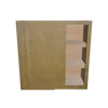 Modernform Cabinet Natural Shaker 30" W X 30" H X 12" D Single Door Blind Corner Wall Cabinet