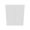 Modernform Cabinet Gloss White 30" W X 36" H X 12" D Single Door Blind Corner Wall Cabinet