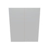 Modernform Cabinet Matte White 30" W X 36" H X 12" D Single Door Blind Corner Wall Cabinet