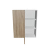 Modernform Cabinet Walnut 30" W X 36" H X 12" D Single Door Blind Corner Wall Cabinet