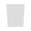 Modernform Cabinet Gloss White 30" W X 42" H X 12" D Single Door Blind Corner Wall Cabinet