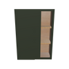 Modernform Cabinet Slim Sage Green 30" W X 42" H X 12" D Single Door Blind Corner Wall Cabinet