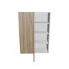 Modernform Cabinet Walnut 30" W X 42" H X 12" D Single Door Blind Corner Wall Cabinet