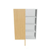 Modernform Cabinet Natural Oak 30" W X 42" H X 12" D Single Door Blind Corner Wall Cabinet
