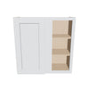 J&K White Shaker S8 Blind Wall Cabinet - 30" W x 30" H