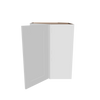 Modernform Cabinet White Shaker 24" W X 30" H X 12" D Wall Diagonal Corner Cabinet
