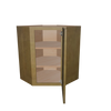 Modernform Cabinet Natural Shaker 24" W X 30" H X 12" D Wall Diagonal Corner Cabinet