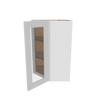 Modernform Cabinet White Shaker 24" W X 36" H X 12" D Wall Diagonal Corner Glass Door Cabinet