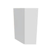 Modernform Cabinet Gloss White 24" W X 36" H X 12" D Wall Diagonal Corner Cabinet