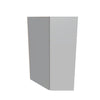 Modernform Cabinet Matte White 24" W X 36" H X 12" D Wall Diagonal Corner Cabinet