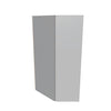Modernform Cabinet Matte White 24" W X 42" H X 12" D Wall Diagonal Corner Cabinet