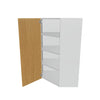 Modernform Cabinet Natural Oak 24" W X 42" H X 12" D Wall Diagonal Corner Cabinet