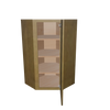 Modernform Cabinet Natural Shaker 24" W X 42" H X 12" D Wall Diagonal Corner Cabinet