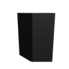 Modernform Cabinet Onyx Black Shaker 27" W X 36" H X 15" D Wall Diagonal Corner Cabinet