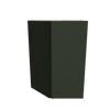 Modernform Cabinet Slim Sage Green 27" W X 36" H X 15" D Wall Diagonal Corner Cabinet