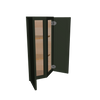 Modernform Cabinet Slim Sage Green 12" W X 30" H X 12" D Wall Corner End Cabinet