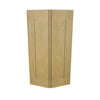 Modernform Cabinet Natural Shaker 12" W X 36" H X 12" D Wall Corner End Cabinet