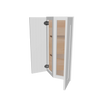 Modernform Cabinet White Shaker 12" W X 36" H X 12" D Wall Corner End Cabinet