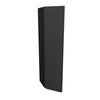 Modernform Cabinet Onyx Black Shaker 12" W X 42" H X 12" D Wall Corner End Cabinet
