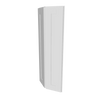Modernform Cabinet White Shaker 12" W X 42" H X 12" D Wall Corner End Cabinet
