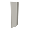 Modernform Cabinet Slim Dove White 12" W X 42" H X 12" D Wall Corner End Cabinet
