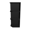 Modernform Cabinet Onyx Black Shaker 09" W X 30" H X 12" D Wall Open End Cabinet