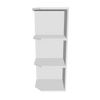 Modernform Cabinet White Shaker 09" W X 30" H X 12" D Wall Open End Cabinet
