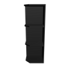 Modernform Cabinet Onyx Black Shaker 09" W X 36" H X 12" D Wall Open End Cabinet