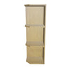 Modernform Cabinet Natural Shaker 09" W X 36" H X 12" D Wall Open End Cabinet