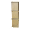 Modernform Cabinet Natural Shaker 09" W X 42" H X 12" D Wall Open End Cabinet