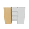 Modernform Cabinet Natural Oak 24" W X 30" H X 12" D Wall Easy Reach Cabinet